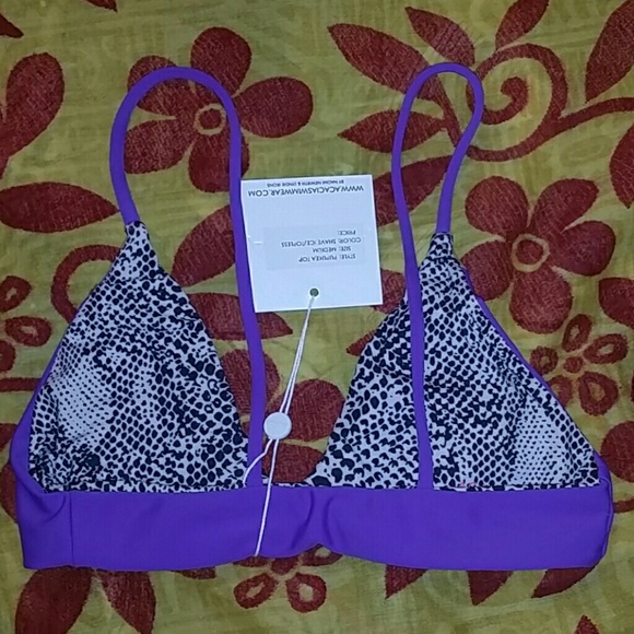 New acacia pupukea shave ice topless bikini top M - Picture 4 of 4